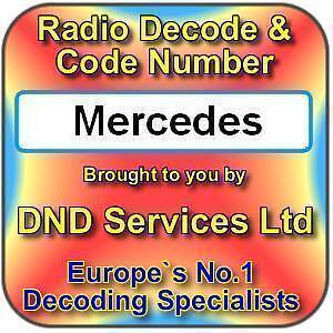 Unlock codes for mercedes radio #3