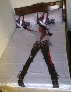 Michael Jackson MJ Bad World Tour Bedding Sheet Quilt Cover ...