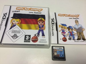 Mind Your Language Learn German for Nintendo DS Game Complete Deutsch ...