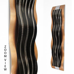 Wall  on Abstract Metal Wall Sculpture Art Black Copper Painting Home Decor New