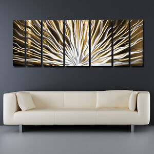 Abstract Wall  on Abstract Metal Wall Sculpture Art Work Painting Home Decor   Ebay