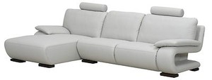 Modern Contemporary  Full Leather Sectional Sofa  Living Room Set NS426