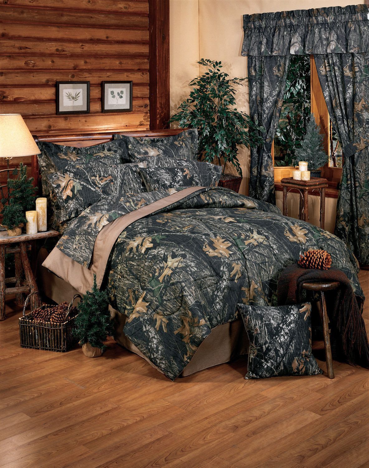 QUEEN comforter set camo NEW MOSSY OAK BREAK UP hunting | eBay