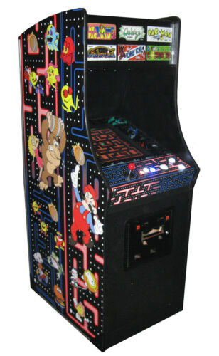 Multigame Arcade Machine - 19" LCD - LED Buttons - Trackball - Classic Art Work in Collectibles, Arcade, Jukeboxes & Pinball, Arcade Gaming | eBay