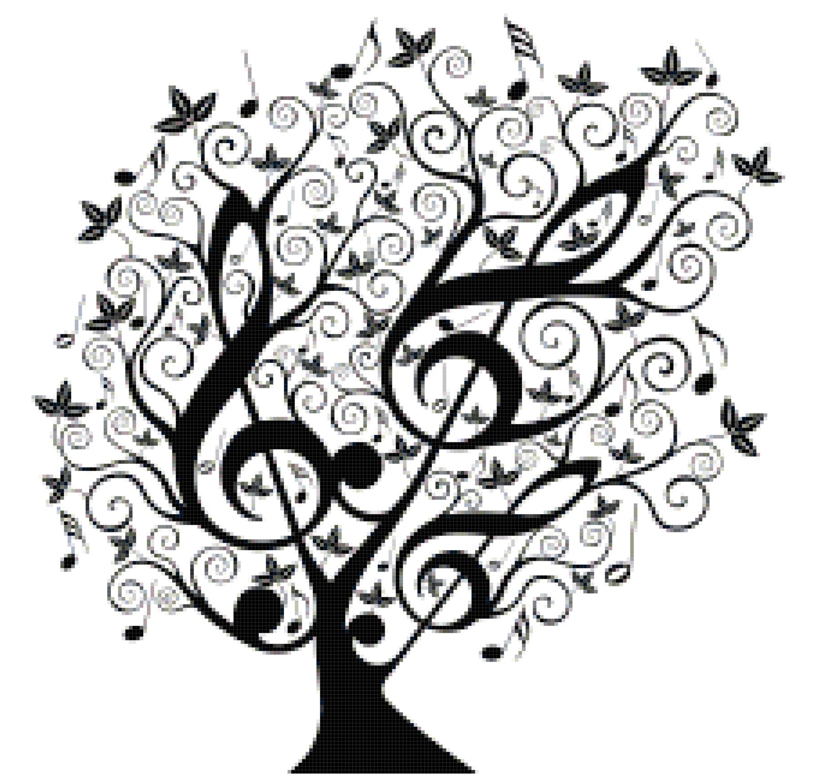 treble clef wallpaper