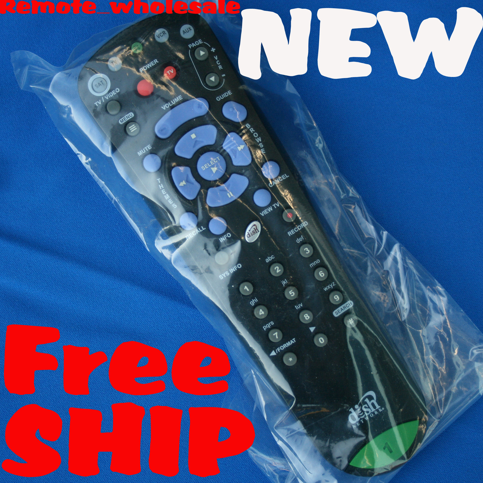 NEW 3.4 DISH NETWORK BELL EXPRESSVU IR TV1 301 311 REMOTE CONTROL Model