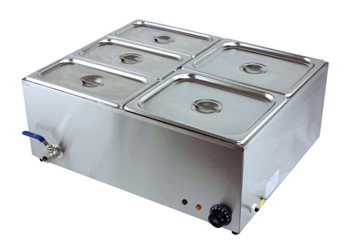 NEW ACE 5 PAN WET WELL BAIN MARIE FOOD WARMER inc lids and pans ABS-2-5
