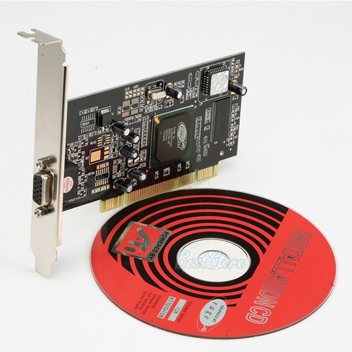 New In Box ATI Rage 128 VR 32MB PCI 2D 3D VGA Desktop Video Graphics