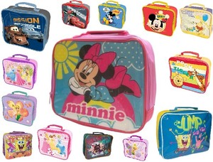 kids character backpacks for school
 on ... Childrens Novelty TV Characters School Lunch Bags Great Gifts | eBay