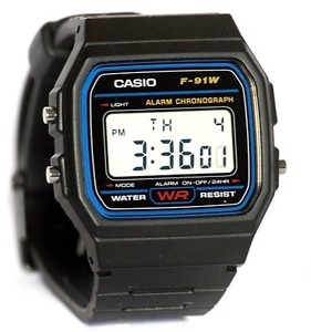 Casio Watch F91w on New Casio F91 Digital Alarm F91w 1 Mens Watch F 91w   Ebay