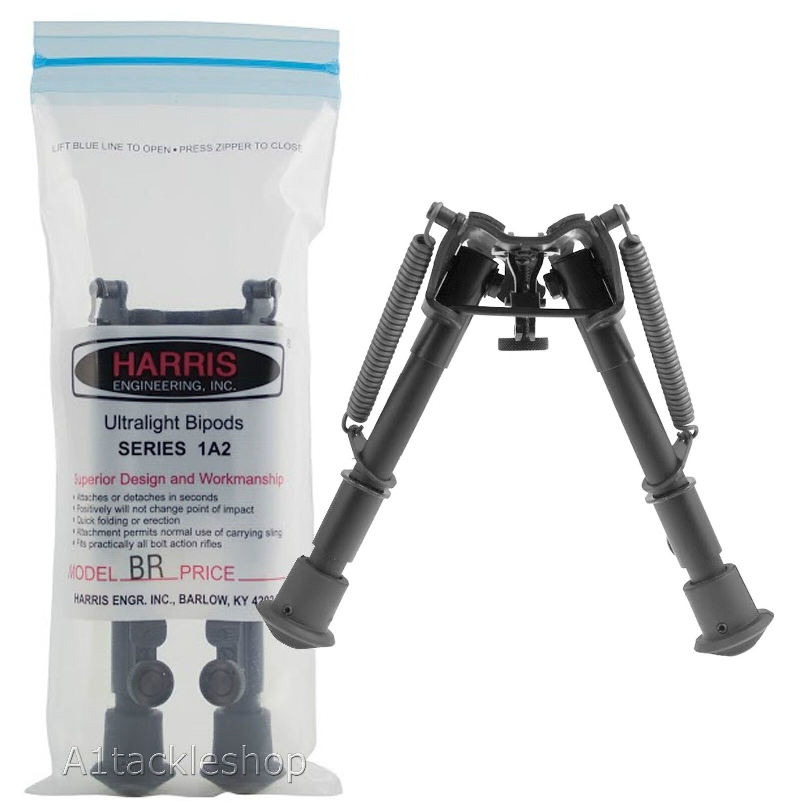  NEW* Harris Hunting Target Rifle Bipod Model 1A2-BR 6"-9" Bench Rest