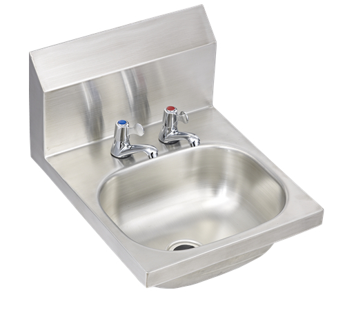 ... USA style Wall Mounted Stainless Steel HAND WASH SINK BASIN with WASTE
