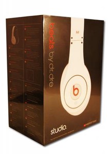 NEW STUDIO BEATS BY DR DRE HD NOISE ISOLATING HEADPHONES HEADSET WHITE FOR IPOD