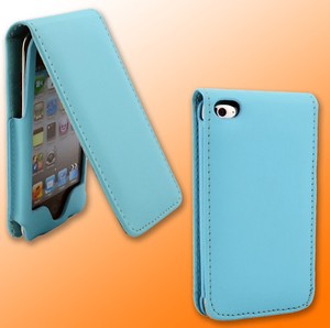 Ipod on New Teal Blue Leather Case For Apple Ipod Touch 4g 4th Gen 8gb 32gb