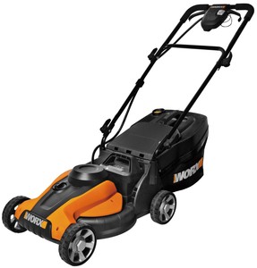 NEW! WORX WG782 14-Inch 24-Volt Cordless Lawn Mower with IntelliCut Technology