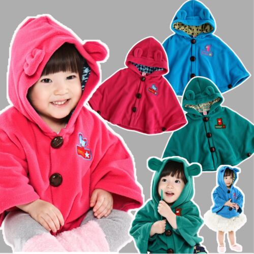 NWT Newborn Baby Toddler Girl Fleece Hoodie Cape Coat For Winter "3 Color Cape" in Clothing, Shoes & Accessories, Baby & Toddler Clothing, Girls' Clothing (Newborn-5T) | eBay