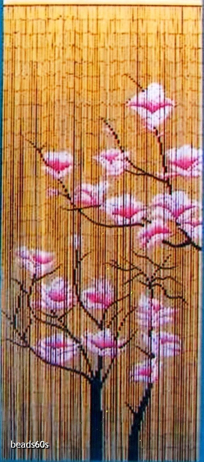 Curtains Ideas wooden beaded curtains : Details about Natural Bamboo Beaded Doorway,Window ,Photo Backgroung ...