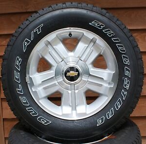 Rims  Tires Package on Chevy Silverado Suburban Tahoe Avalanche 18  Z71 Aluminum Wheels Tires