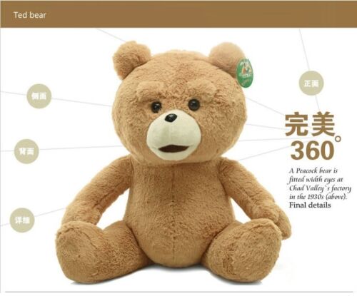 New 60cm Teddy Bear Ted The Movie X R Plush Dolls ted bear toy bear lovely bear in Dolls & Bears, Bears, Other | eBay