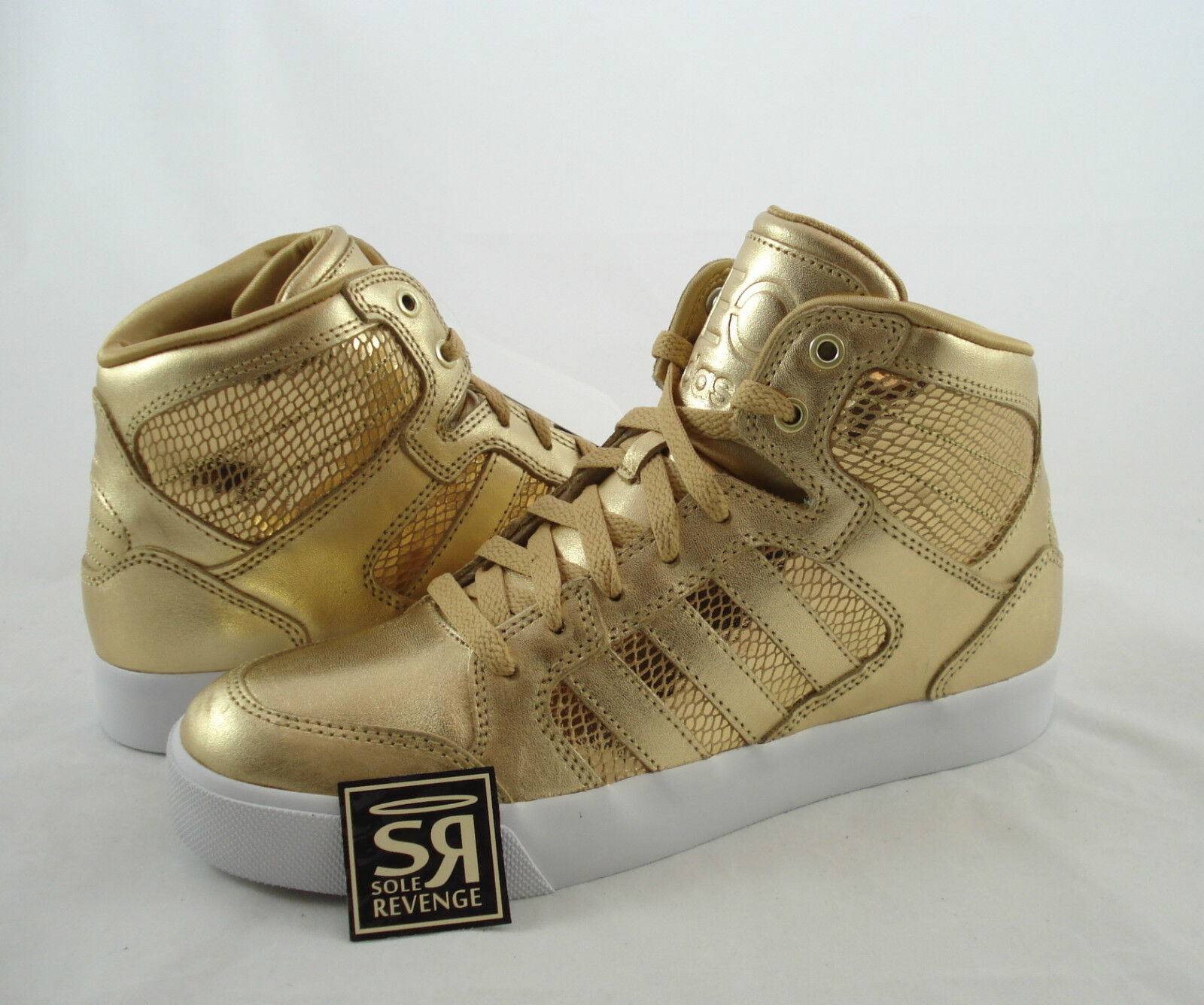 adidas neo gold sneakers