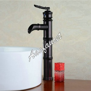  Rubbed Bronze Bathroom Accessories on Bamboo Style Bathroom Vessel Sink Faucet  Oil Rubbed Bronze Finish