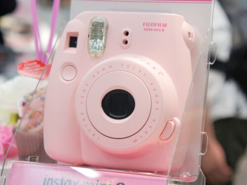 New Fuji Instax Mini 8 Instant Camera Fujifilm Instax Mini 8 Color Pink in Cameras & Photo, Film Photography, Film Cameras | eBay