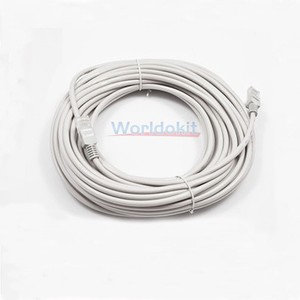 Ethernet  on New Grey 15m 50ft Rj45 Cat5 Cat5e Ethernet Lan Network Cable   Ebay