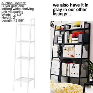 New IKEA LERBERG Shelf Unit/Bookcase Home Organizer Wht