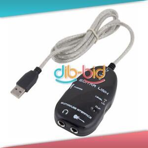 guitar usb adapter
 on ... Guitar to USB Interface Link Audio Cable PC Mac Recording Adapter