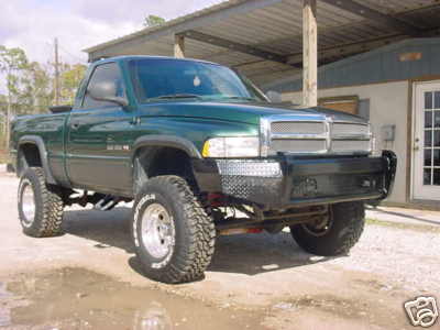 New Ranch Style Front Bumper 94-01 Dodge Ram