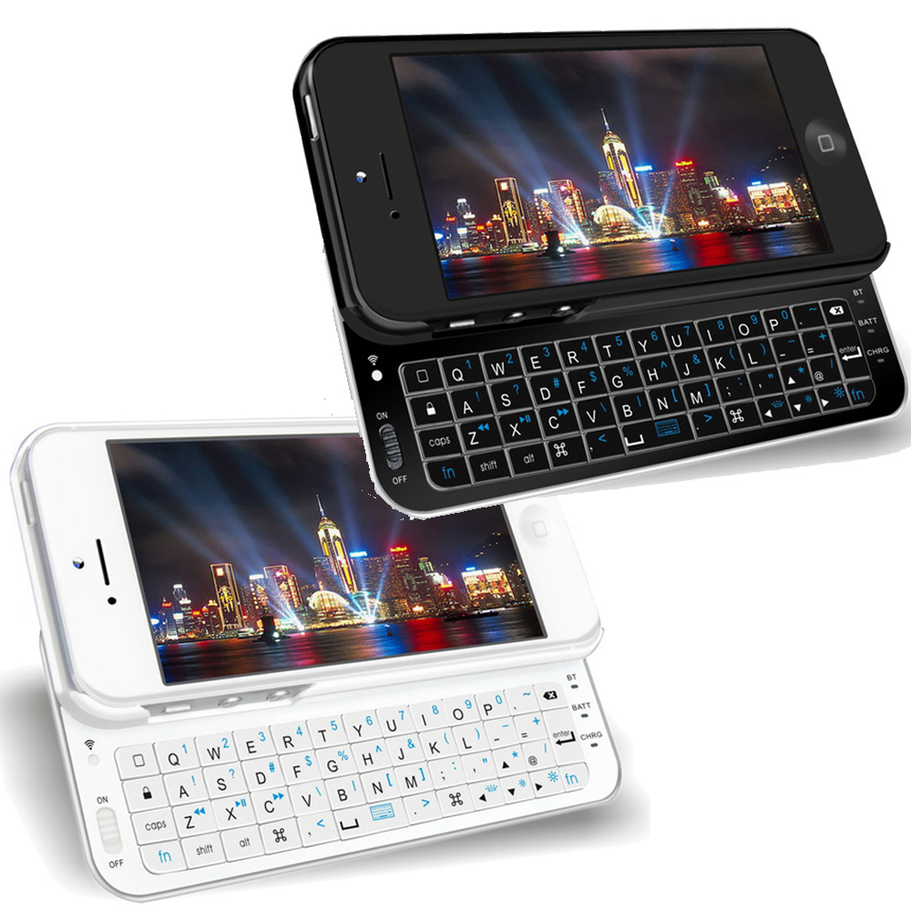 New Ultra Thin Slide Out Wireless Bluetooth 3 0 Keyboard Case Cover for