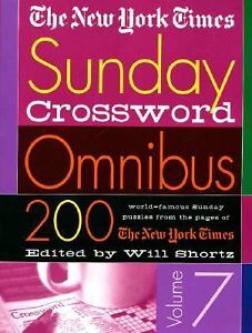 Sunday Crossword Puzzles on Times Sunday Crossword Omnibus Vol  7 200 World Famous Sunday Puzzles