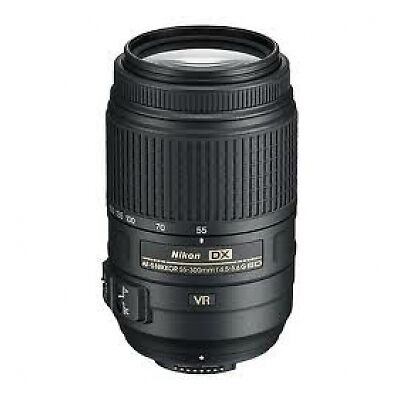 Nikon 55-300mm f/4.5-5.6G ED VR AF-S Zoom Lens ** NEW ** in Cameras & Photo, Lenses & Filters, Lenses | eBay