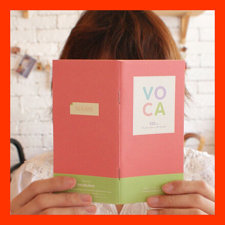 Notebook Vocabulary Book Voca Note / 320 Vocabulary Notebook ver.2 / PINK in Books, Accessories, Blank Diaries & Journals | eBay