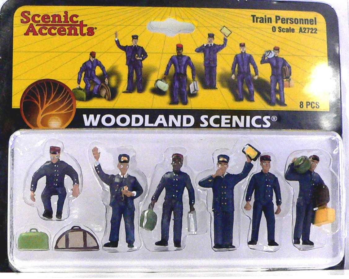 SCALE TRAINS TRAIN PERSONNEL PEOPLE FIGURES FOR MODEL RAILROAD 
