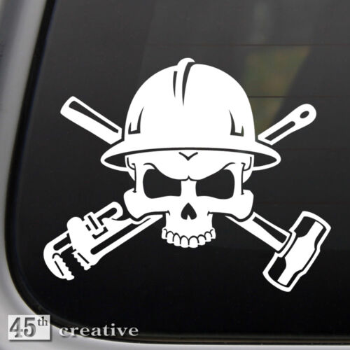 Oil Field Workers Crossbones Decal - pipe wrench no spark sledge hammer sticker in Business & Industrial, Fuel & Energy, Oil & Gas | eBay
