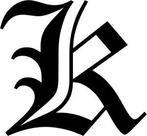 Letter K Tribal