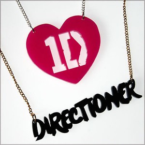  Direction Gifts on One Direction Necklace   Fan Gift Jewellery Pendant Harry Zayn Louis