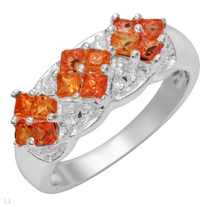 Orange Topaz Ring