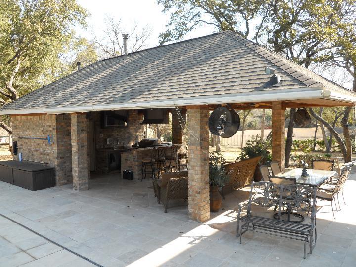 Outdoor Kitchen House Plans with Pool