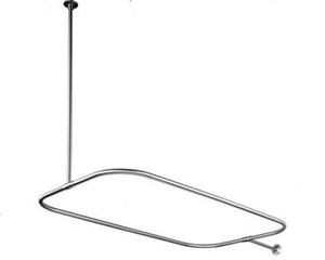 AMAZON.COM: CLAWFOOT ADD-A-SHOWER WITH OVAL CURTAIN ROD WITH