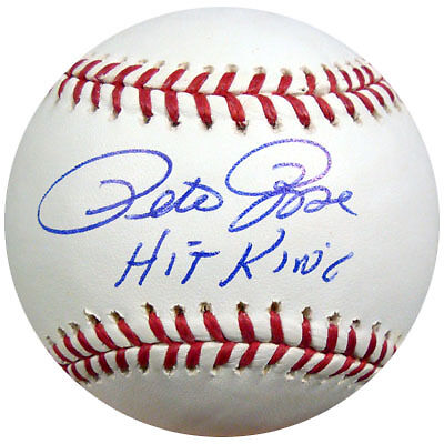 PETE ROSE AUTOGRAPHED SIGNED MLB BASEBALL HIT KING PSA/DNA in Sports Mem, Cards & Fan Shop, Autographs-Original, Baseball-MLB | eBay