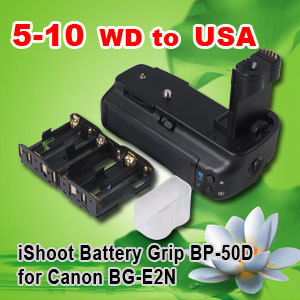 Canon  Dslr Camera on Pro Dslr Camera Battery Pack Grip Holder Bg E2n For Canon Eos 50d 40d