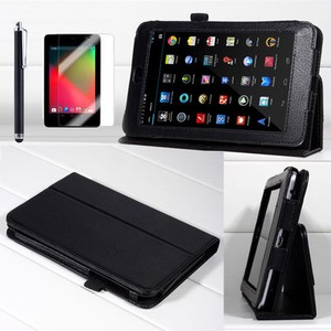 Ipadfolio on Pu Leather Folio Case Cover For Google Asus Nexus 7 Inch Tablet W Free