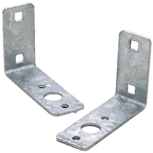 Pack of 2 Hot Dipped Galvanized Bolt On Boat Trailer Light Brackets