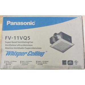 Panasonic Bathroom  on Panasonic Fv 11vq5 Fv11vq5 110cfm Whisperceiling Bathroom Exhaust Fan