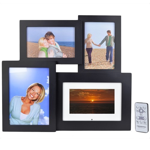 Pandigital 6" LCD MultiCollage Digital Picture Frame with MP3/Video Player in Cameras & Photo