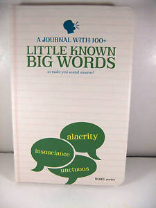 Paperblanks Lined Writing Journal 100+ Little Known BIG Words 5X8 NWT in Books, Accessories, Blank Diaries & Journals | eBay