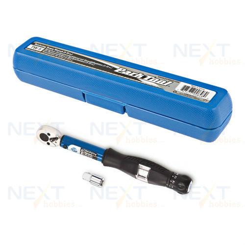 Park Tool 1/4" Torque Wrench TW5 w/Adapter To 3/8" Drive (SEALED BOX