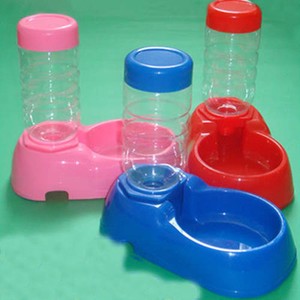 Automatic  Food Dispenser on Pet Dog Puppy Cat Kitten Rabbit Automatic Water Dispenser Food Dish